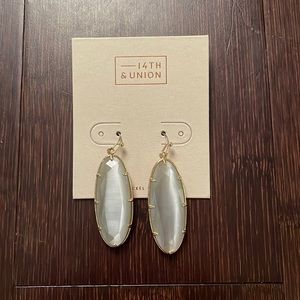 Opaque Dangle Earrings